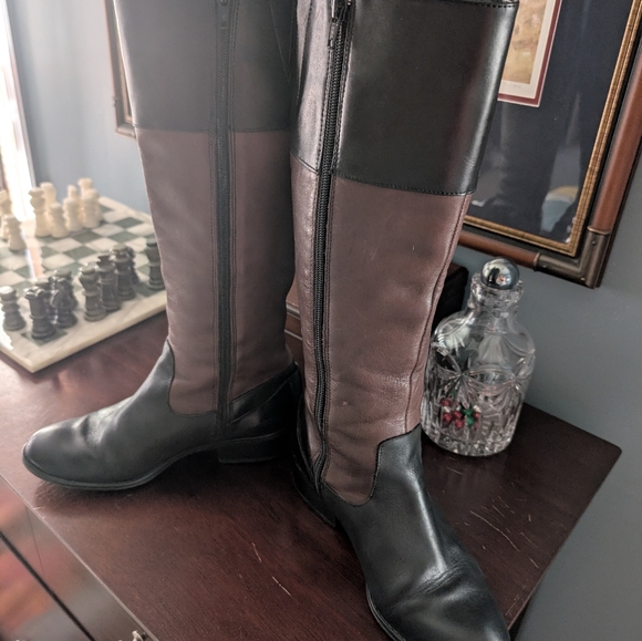 Ralph Lauren Marlena boot, brown black, 7B - Picture 2 of 8